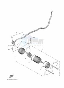 MT-09 MTN890 (B7NV) drawing STARTING MOTOR