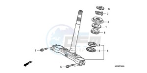 CB1000RA9 France - (F / ABS CMF) drawing STEERING STEM