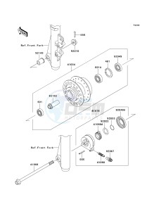 AN 112 D (D6F-D7F) D6F drawing FRONT HUB