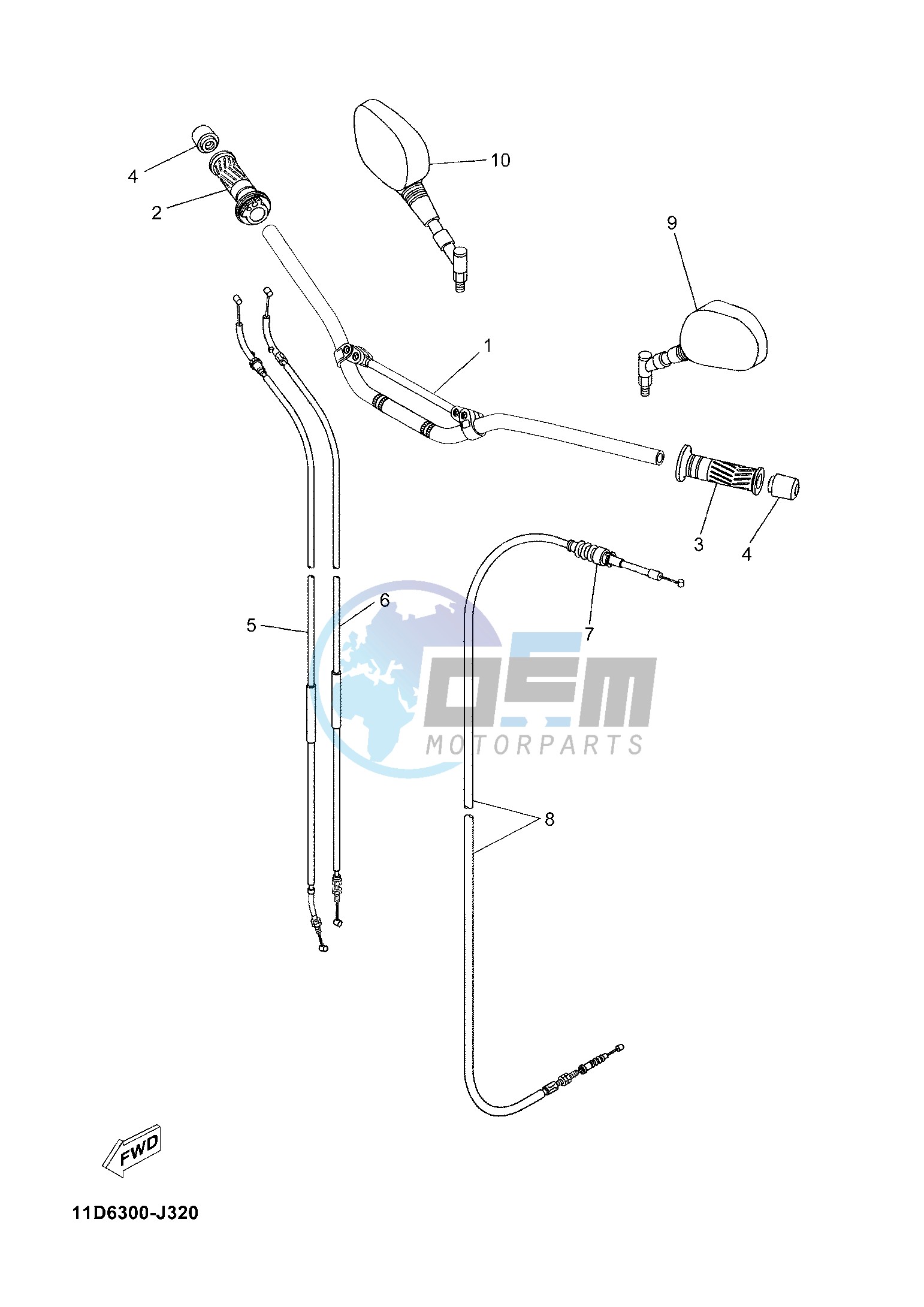 STEERING HANDLE & CABLE