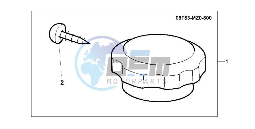 CHRM RADIATOR CAP