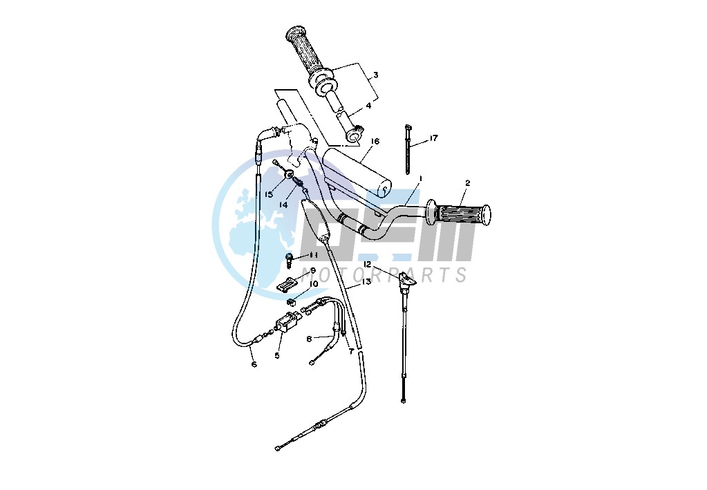 STEERING HANDLE - CABLE