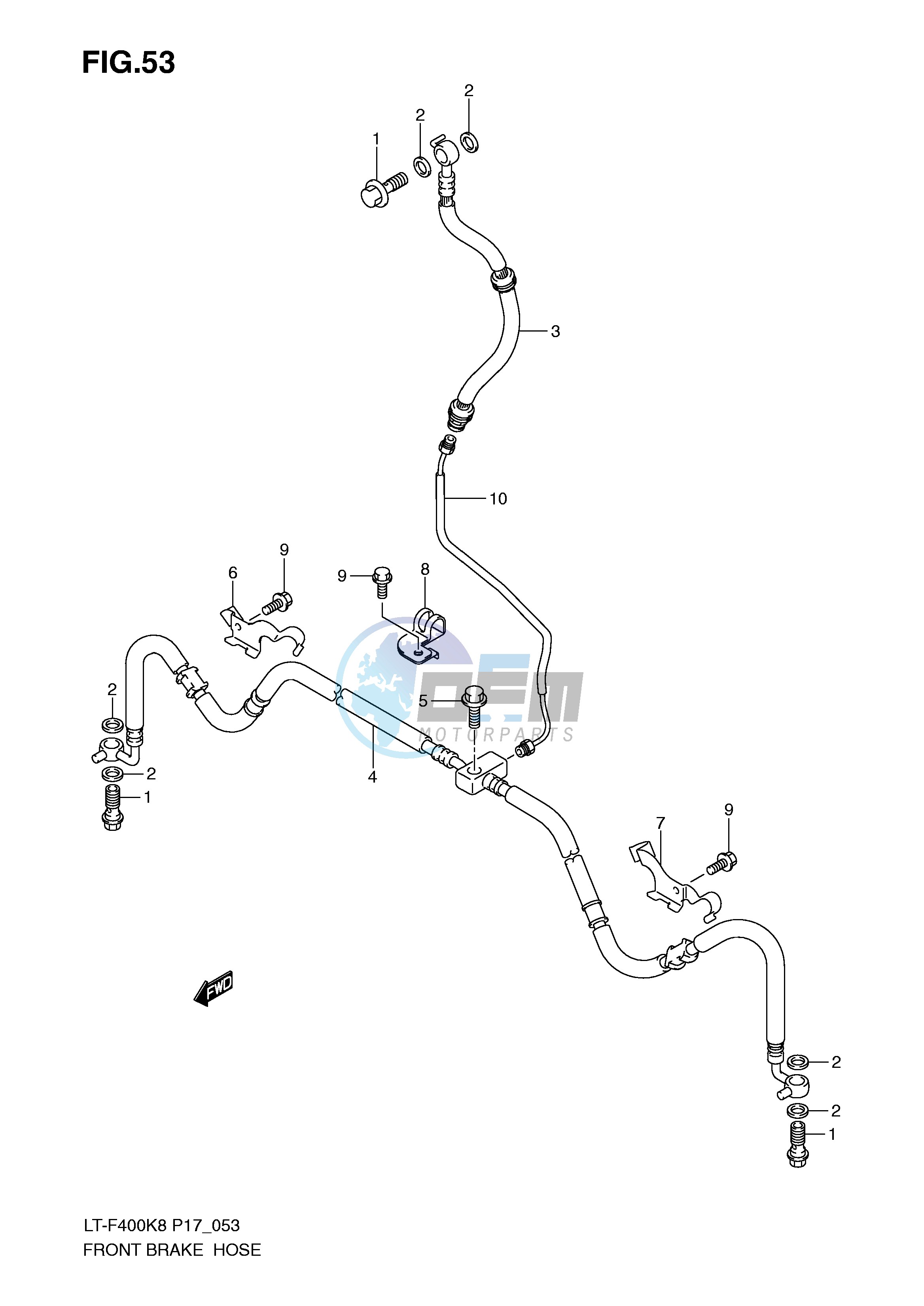 FRONT BRAKE HOSE