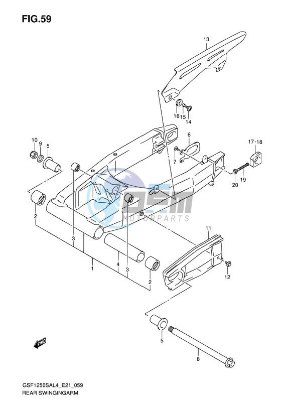 REAR SWINGINGARM