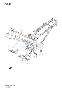 DL 650 V-STROM EU-UK drawing FRAME