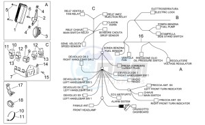 Scarabeo 300 Light e3 drawing Electrical system I