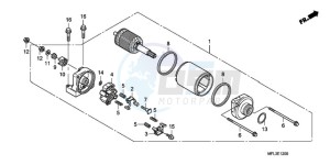 CBR1000RA9 Korea - (KO / ABS) drawing STARTING MOTOR