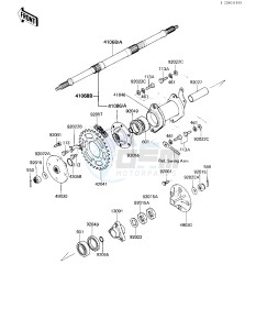 KXT 250 A [TECATE] (A1) [TECATE] drawing REAR HUB_AXLE_CHAIN -- 84 A1- -