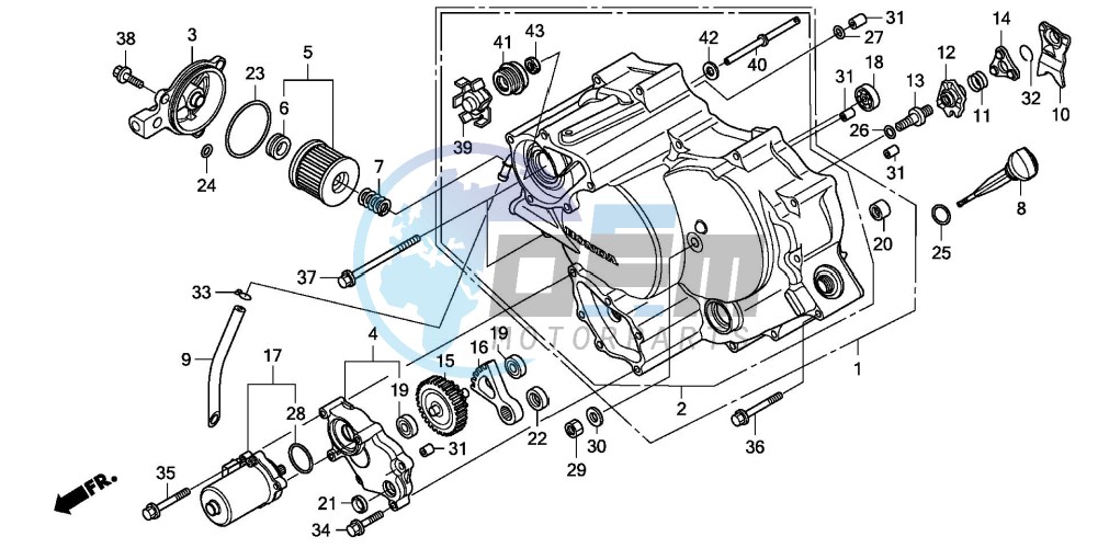 FRONT CRANKCASE COVER