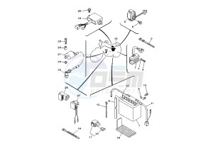 SR 125 drawing BATTERY