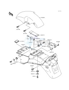 ZX 1100 F [GPZ 1100 ABS] (F1) [GPZ 1100 ABS] drawing FENDERS