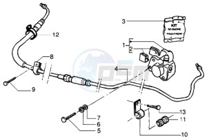 NRG 50 MC3 DD drawing Rear caliper