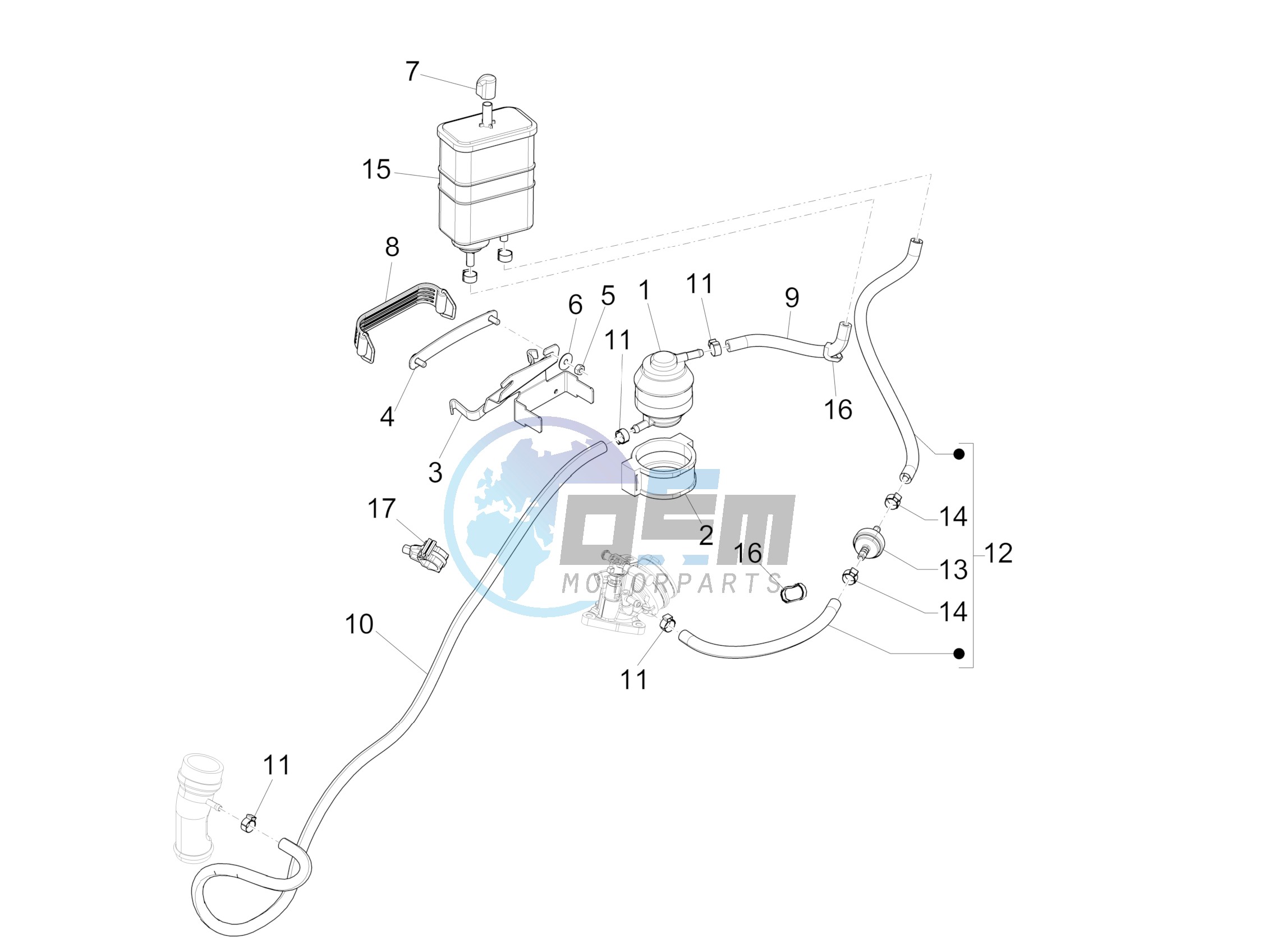 Anti-percolation system