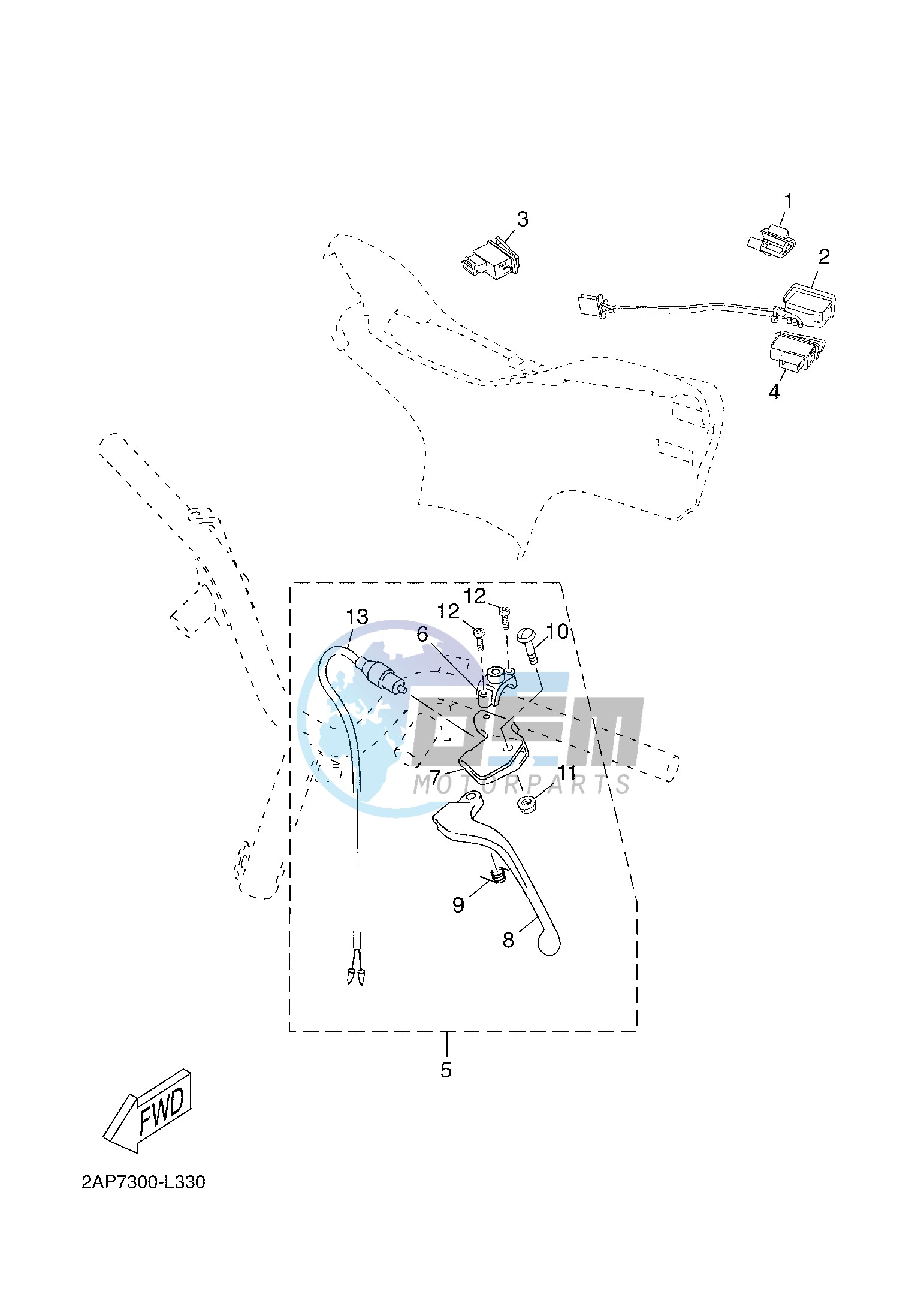 HANDLE SWITCH & LEVER