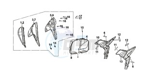 WOLF SB125Ni (PU12EA-EU) (L8-M0) drawing FRONT INDICATORS / TOPCOVER