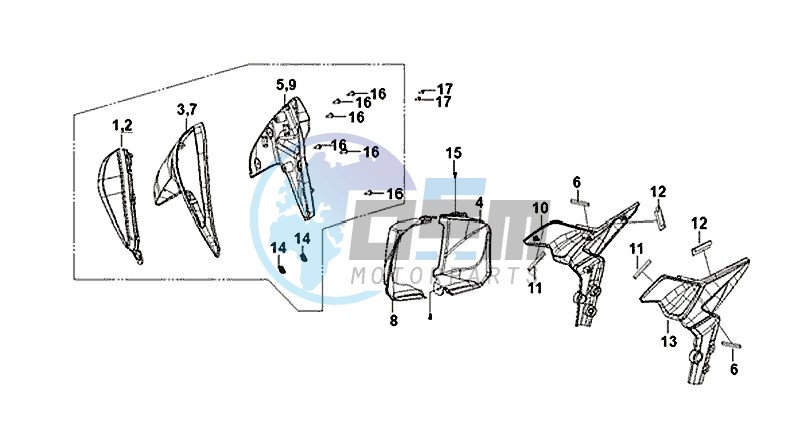 FRONT INDICATORS / TOPCOVER