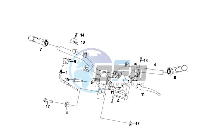 HANDLEBAR / BRAKE LEVERS /CABLES