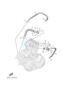 YXF850E YX85FPAN (BARK) drawing WATER PUMP