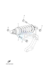 MT07 700 (1WSG) drawing REAR SUSPENSION