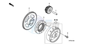 TRX420FA9 Australia - (U) drawing STARTING GEAR