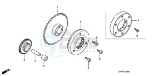 CBR125RW9 Germany - (G) drawing STARTING CLUTCH