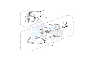 TZR RR 50 drawing HEADLIGHT