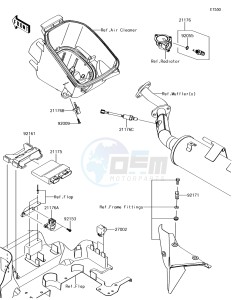 BRUTE FORCE 750 4x4i EPS KVF750HHF EU drawing Fuel Injection