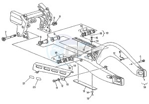 MITO EVOL.125 drawing REAR ARM