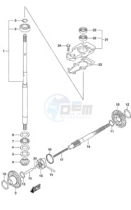 DF 9.9B drawing Transmission - Manual Start