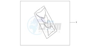 CBF1000T drawing TANK PAD HRC LOGO