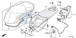 SH300ARE SH300ARE UK - (E) drawing LUGGAGE BOX/SEAT