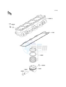 ZR 1000 B [Z1000 EUROPEAN] (B7F-B9F) 0B8F drawing CYLINDER_PISTON-- S- -