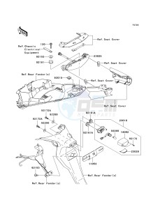 ER 650 C [ER-6N](9F) C9F drawing TAILLIGHT-- S- -