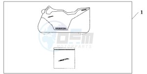 CBR600RR9 UK - (E / MME SPC 3E) drawing INDOOR CYCLE COVER