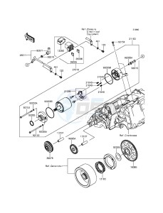 VULCAN S ABS EN650BGFA XX (EU ME A(FRICA) drawing Starter Motor