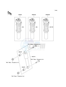 KAF 620 A [MULE 2510 4X4] (A1-A5) [MULE 2510 4X4] drawing SHOCK ABSORBER-- S- -