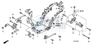 PES125R9 UK - (E / MKH STC) drawing FRAME BODY