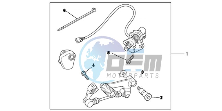 KIT,DCT PEDALSHI F