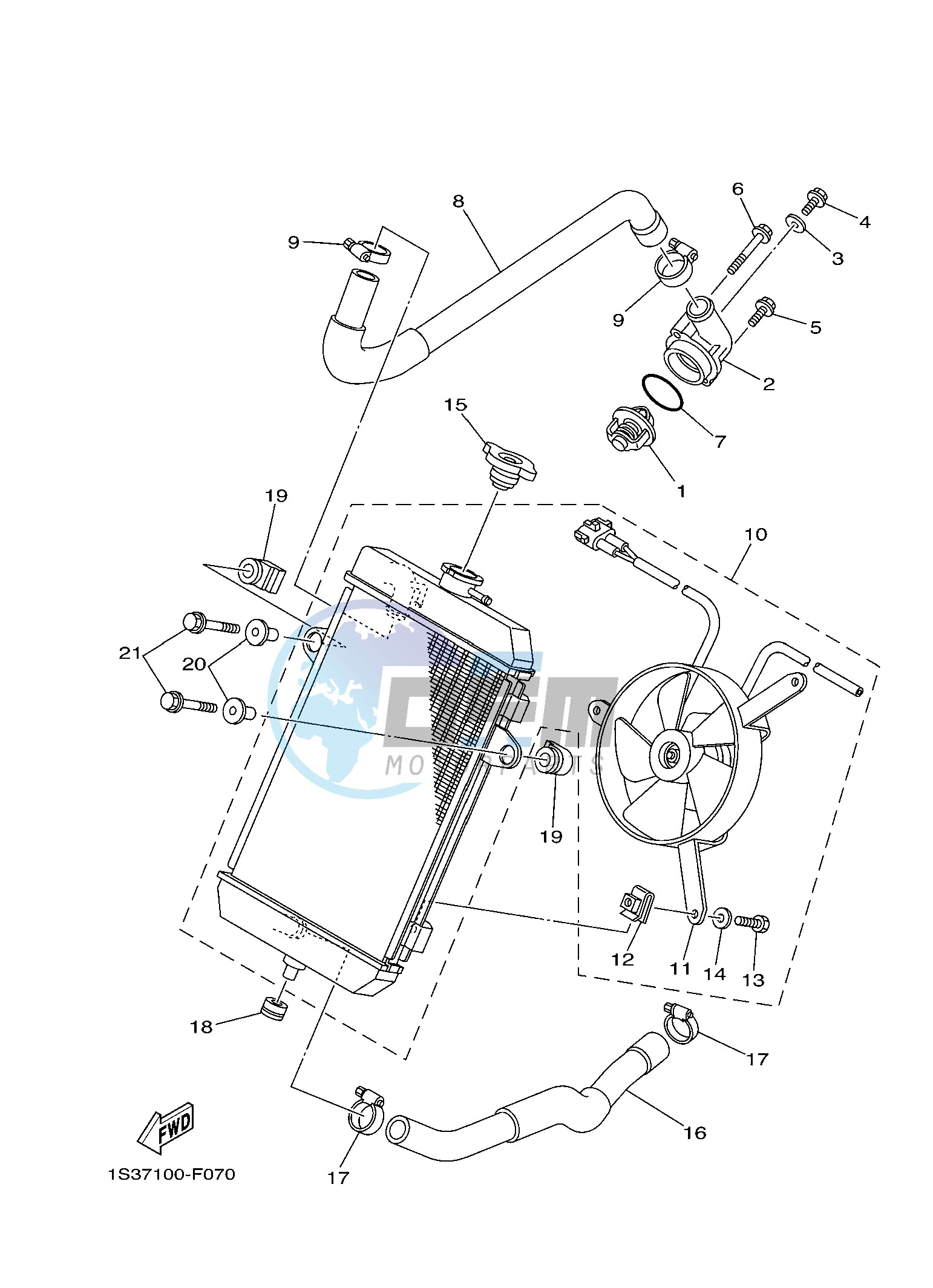 RADIATOR & HOSE