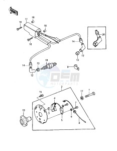 KZ 440 A [LTD] (A1) [LTD] drawing IGNITION -- 80 A1- -