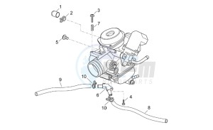 Atlantic 125-200-250 drawing Carburettor III