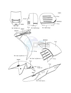 1400GTR ABS ZG1400EGF FR GB XX (EU ME A(FRICA) drawing Decals(Gray)