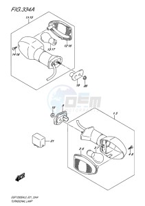 GSF-1250S ABS BANDIT EU drawing TURNSIGNAL LAMP