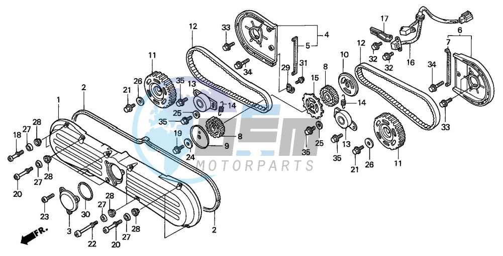 FRONT COVER/TIMING BELT