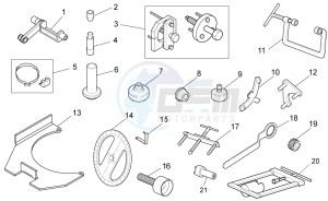 Breva 1200 drawing Specific tools I