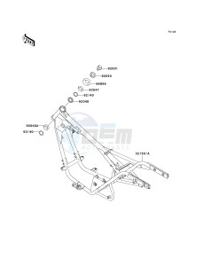 BN 125 A [ELIMINATOR 125] (A6F-A9F) A9F drawing FRAME