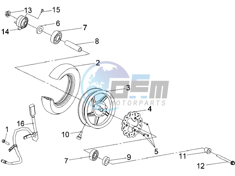 FR  WHEEL ASSY