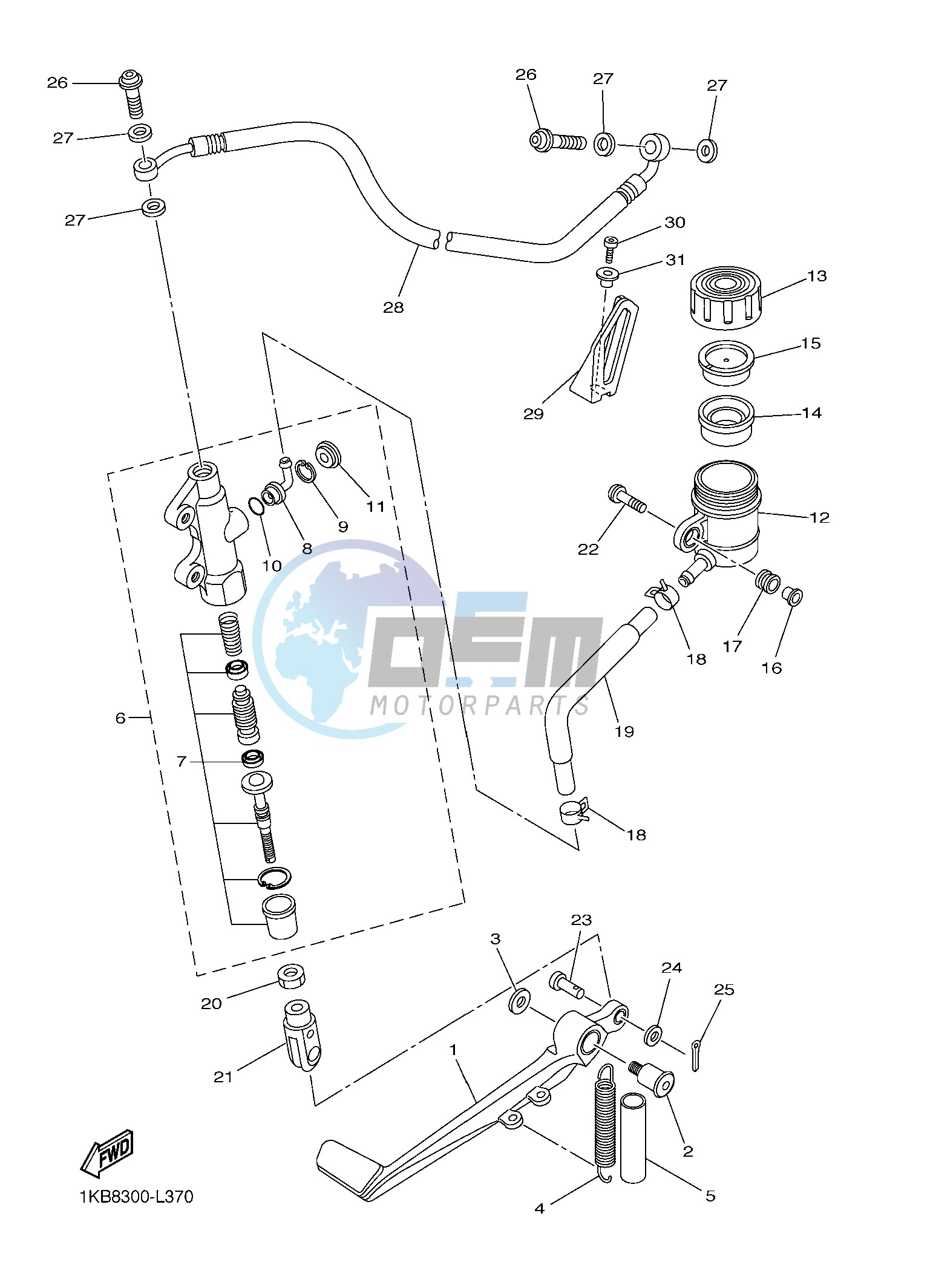 REAR MASTER CYLINDER