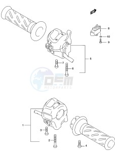 GS500 (P19) drawing HANDLE SWITCH