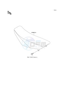 KX 85 A [KX85 MONSTER ENERGY] (A6F - A9FA) A6F drawing SEAT